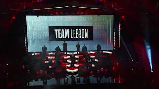 Team LeBron Players Introductions - February 17, 2019 NBA All-Star Game