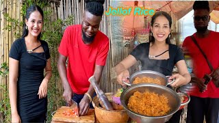 Nigierian YouTuber Visit & Cook For Me Most Popular African Food