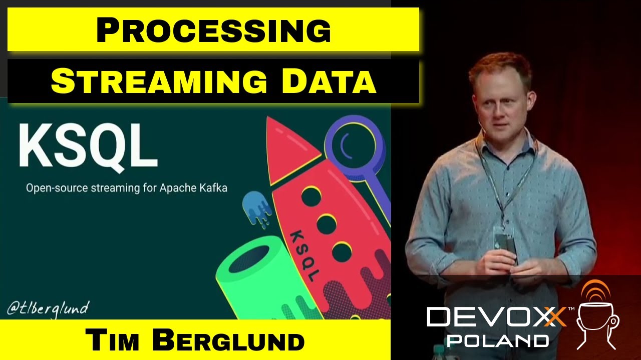 Processing Streaming Data with KSQL - Tim Berglund - YouTube