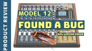 TASCAM Model 12 | In-Place Solo and AFL Bug Report