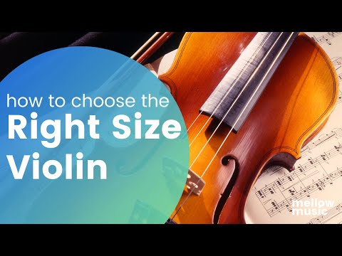 How to Choose the Right Violin Size. 如何测量及选择大小适当的小提琴.