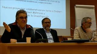 Presentación de Dialnet métricas y Portal de investigadores: nuevos proyectos de Fundación Dialnet