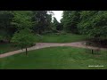 Jardin public d’Evreux en vue aérienne par drone