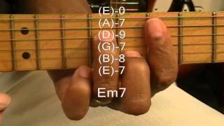 Bob Marley Jammin' Reggae Guitar Chord Form Tutorial #92 How To Play Chords @EricBlackmonGuitar chords