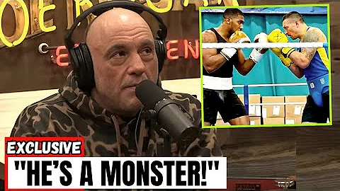 Joe Rogan REACTS to Anthony Joshua SPARRING Oleksandr Usyk Ahead of Jake Paul Fight!