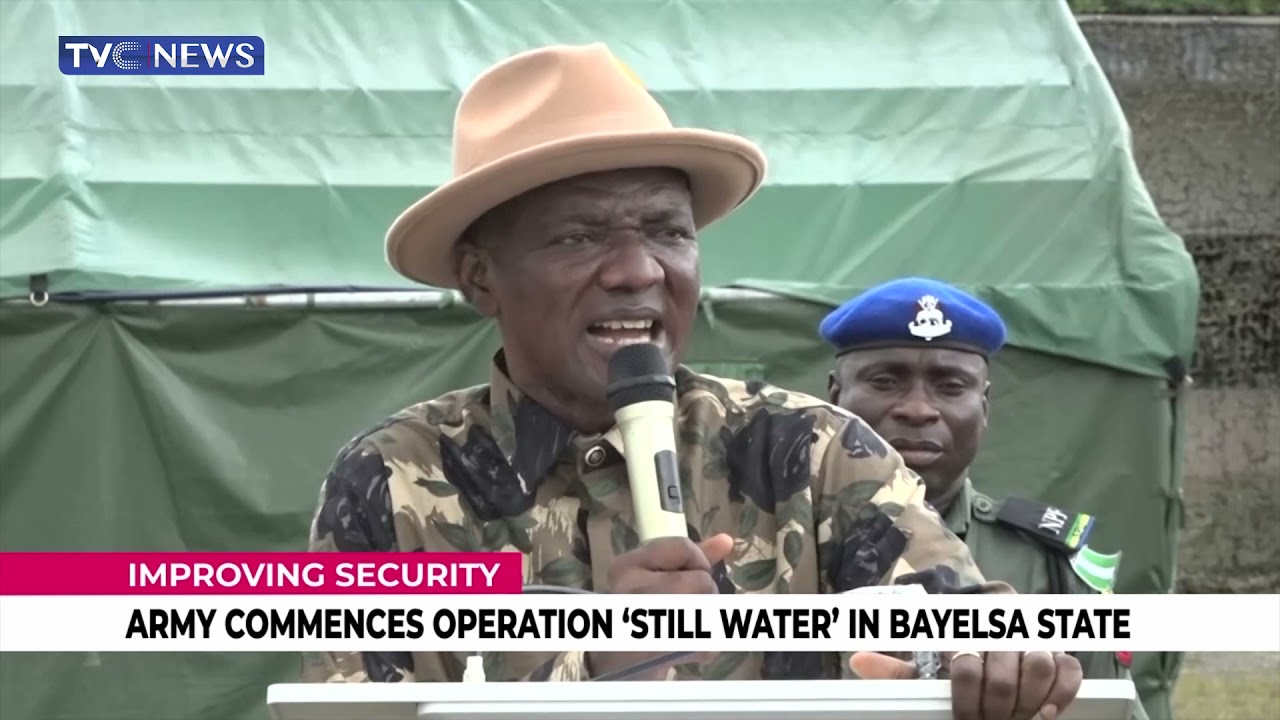 VIDEO | Army Commences Operation 'Still Water'in Bayelsa State