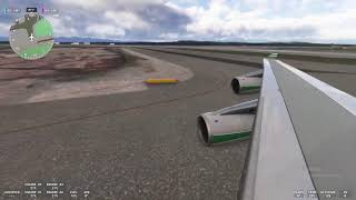 Calgary to Anchorage (Real Scheduled Cathay Flight) #MSFS2024 #viral #Aviation #Vatsim #B744 #Boeing