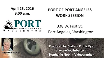 2016 04 25 Port of Port Angeles Work Session CRTC+SBDC+JEC Presentations