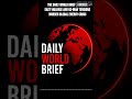 The Daily World Brief | Middle East violence and US-Iran tensions worsen global energy crisis |...