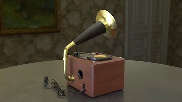 3D asset model l CREATIVE MIND 2019 l Gramophone