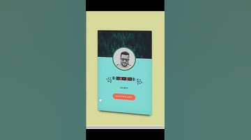 Create a Clean Profile Card with HTML & CSS | UI Design #shorts