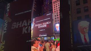 Jawan Trailer On Times Square Billboard NYC