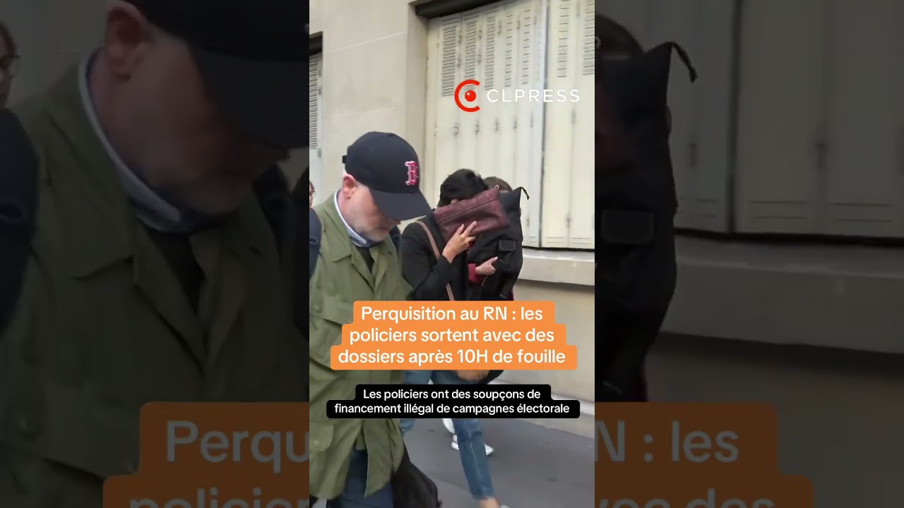 Perquisition Au Si Ge Du Rassemblement National RN Pour Enqu Te Sur Le Financement Des Lections