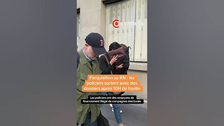 Perquisition au siège du Rassemblement National (RN) pour enquête sur le financement des élections