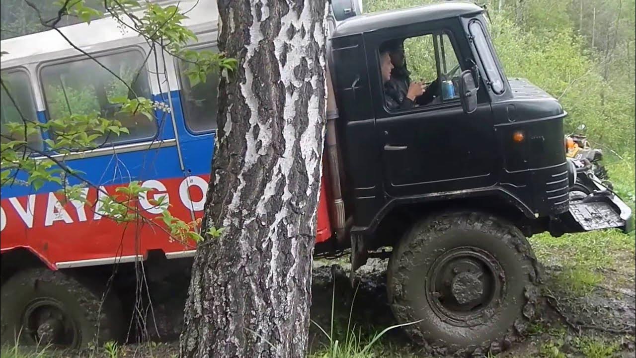 ГАЗ 66 на бездорожье