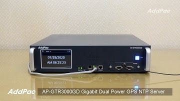 AP-GTR3000GD Gigabit Dual Power GPS NTP Server(고성능 기가비트 전원이중화 GPS NTP 서버)