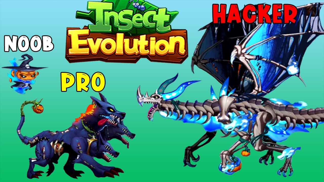 NOOB vs PRO vs HACKER ~ Insect Evolution Full Gameplay Android & IOS ( Part 36 Dragon )