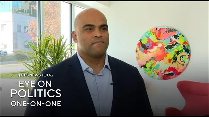 Colin Allred discusses dropping out of U.S. Senate race, running for Congress instead