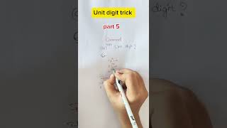 unit digit 📌#UnitDigitTrick #MathTricks #Aptitude #CompetitiveExams #RRBNTPC #SSC #BankExams
