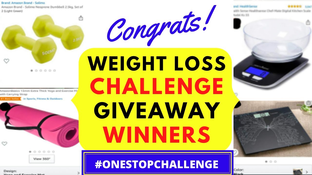 GIVEAWAY WINNERS ANNOUNCEMENT WEIGHT LOSS CHALLENGE TAMIL WINNERS 