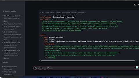 Agentic workflow planner