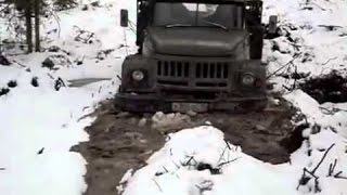 Russian Off Road Truck Zil 131 6X6 Extreme Siberian Roads
