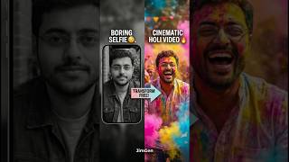 Create Cinematic Holi Video with YOUR FACE! (Free AI Hack) 🎨✨