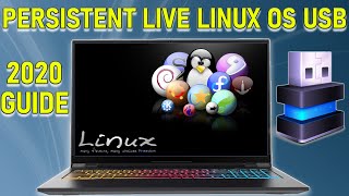 how to create a persistent bootable linux live operating system usb with rufus 2020