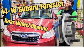 2014-2018 Subaru Forester Roaring Noise While Driving - Rear Wheel (Hub) Bearing Replacement