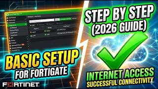 Celebrity Day1 FortiGate Firewall Basic Setup : Internet Access Step-by-Step (2026) | Firewall Training Profile