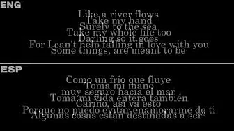 Can’t Help Falling In Love Elvis Presley — LyricsLetra en Español e Inglés Can’t Help Falling In Love Elvis Presley — LyricsLetra en Español e Inglés