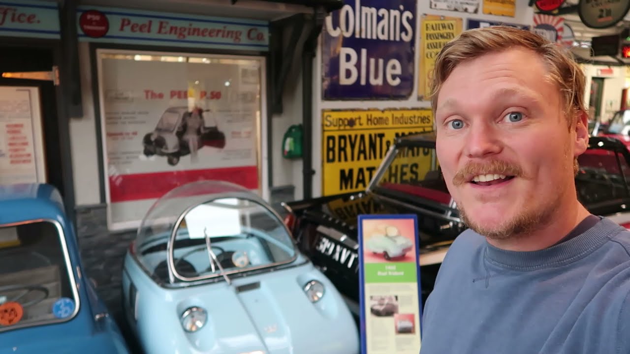 The UK in a Peel P50 episode 9, visiting the Lakeland car museum