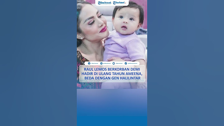 Raul Lemos Berkorban Demi Hadir di Ulang Tahun Ameena, Beda dengan Gen Halilintar