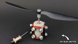 Homemade BLDC Motor || Diy BLDC Motor