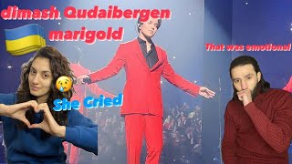 Couple Reaction To Emperor of feeling Dimash Qudaibergen  -Marigold (Chornobryvtsi) Ua song