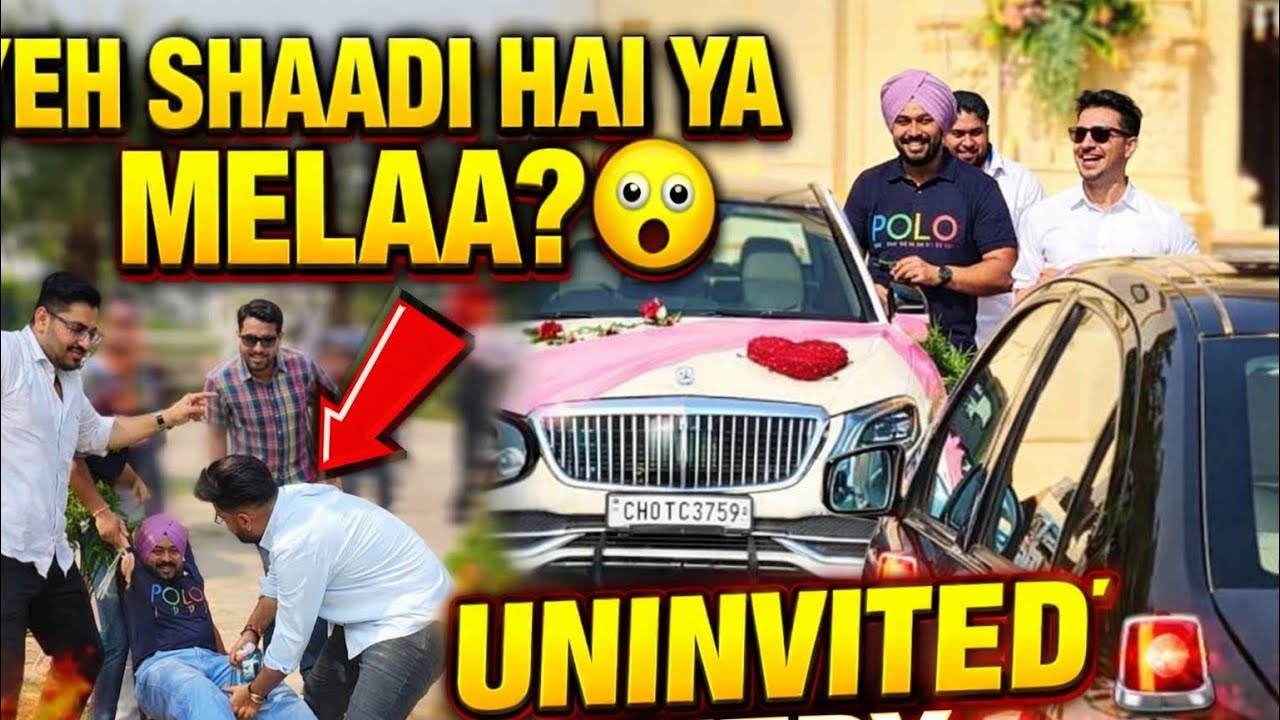 😹 Uninvited Guests at a Punjabi Wedding 😨 | Viralhood vlog | Chappa At marriage 
