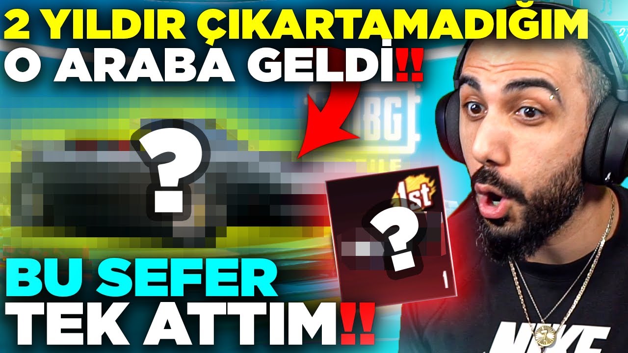 2 YILDIR BEKLEDİĞİM O ARABA SONUNDA GELDİ!! 😮 BU SEFER TEK ATTIM!! | PUBG MOBILE