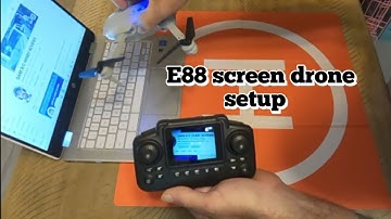 Hoe je je e88 schermdrone instelt + uitpakken en testvlucht #drone #video
