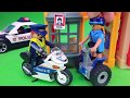 Escape from prison. Chase on a police car. Adventures of my toys Playmobil Unboxing