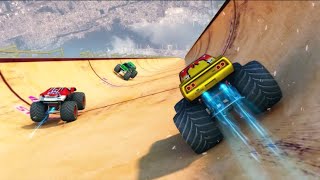 Monster Truck Mega Ramp | Extreme Stunts GT Racing | Level 3 | #Shorts screenshot 5