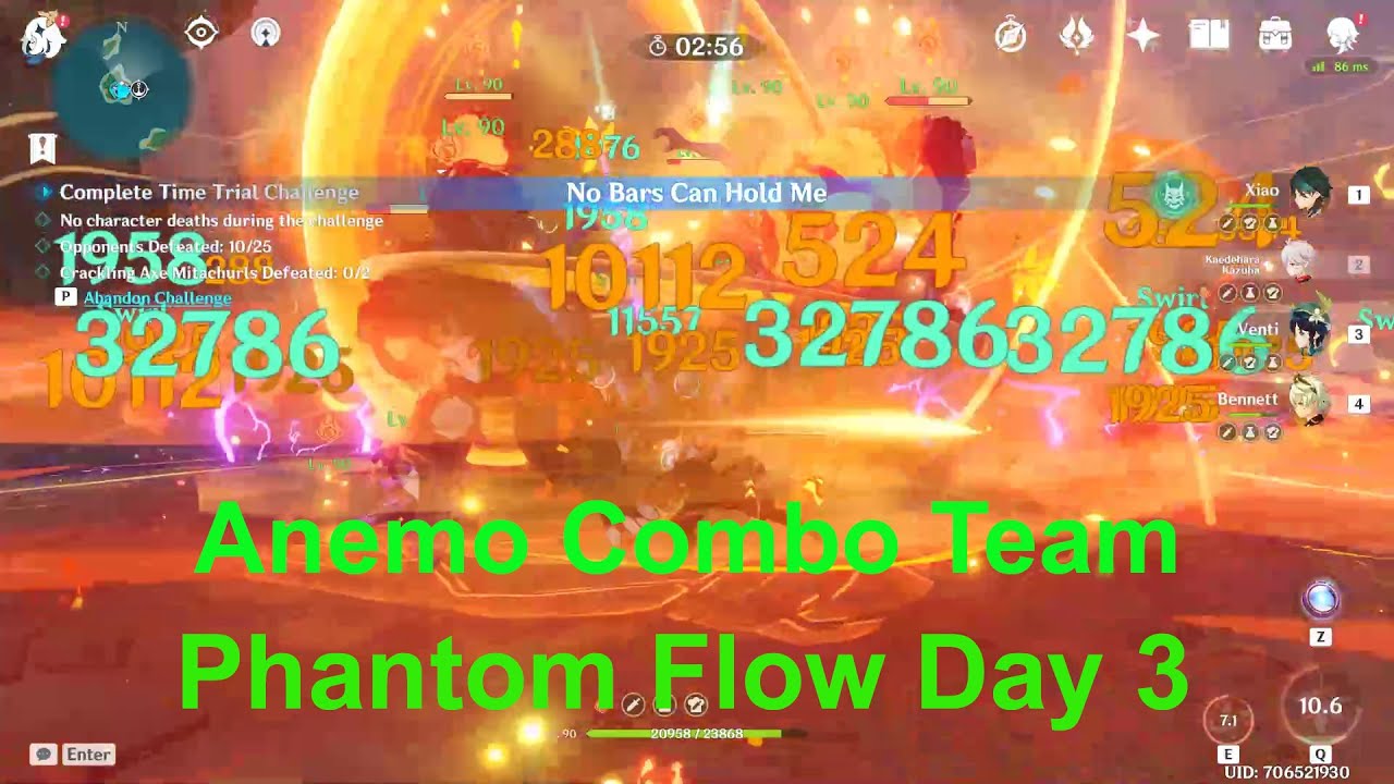 Anemo Combo Phantom Flow Event Day 3 Shoden & Okuden [Genshin Impact]