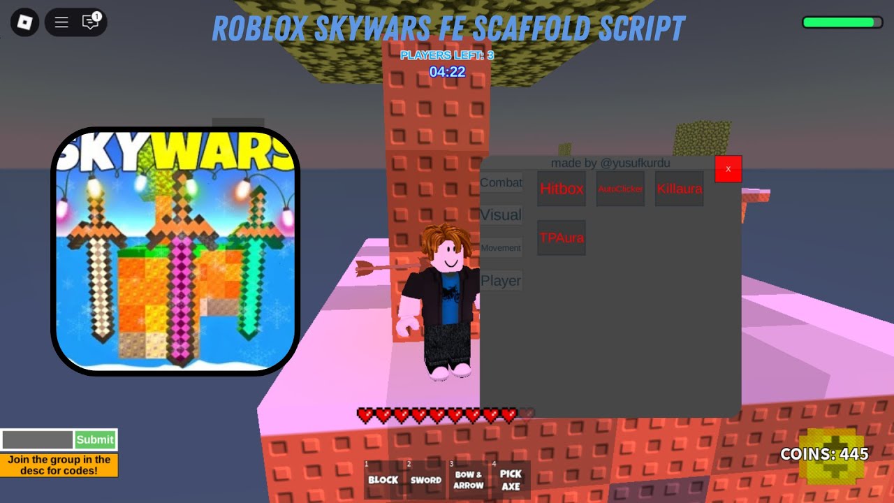 Roblox Skywars FE Scaffold Script (Legendary Update)