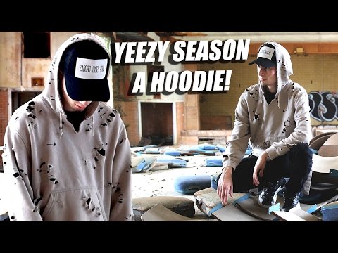 Yeezy Season Hoodies selbst distressen – Anleitung mit Inspirationslook!