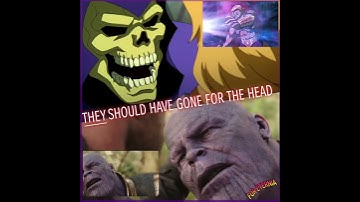 💥They should have gone for the head.💥 Masters of the Universe: Revelation & Avengers: Infinity War