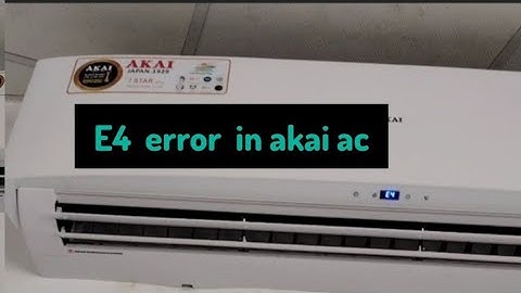 E4 error in akai ac.e4 error code .E4 error ko kaise khatm karen?. #e4error