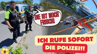 ICH MUSS SOFORT die POLIZEI RUFEN!!😱😨 / Magnetfischen in BERLIN mit Gebrüder Lange