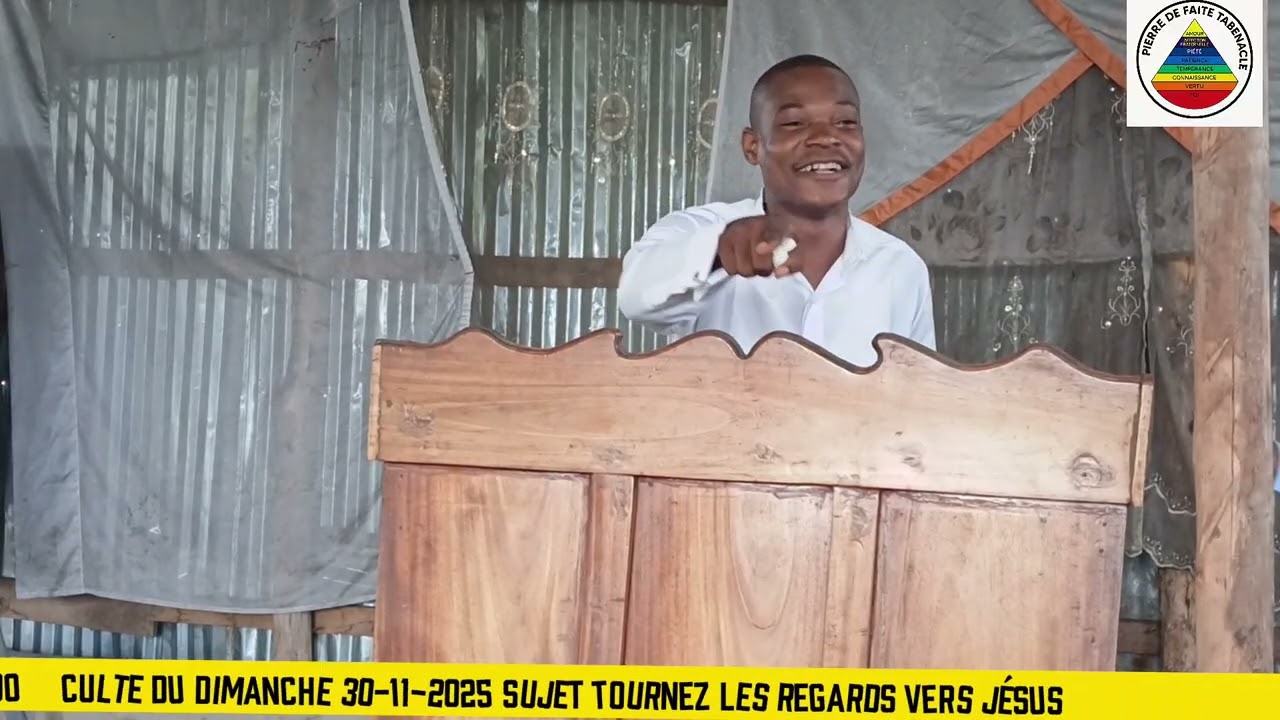 Culte du dimanche 30-11-2025 sujet tournez les  pierre de faite tabernacle 