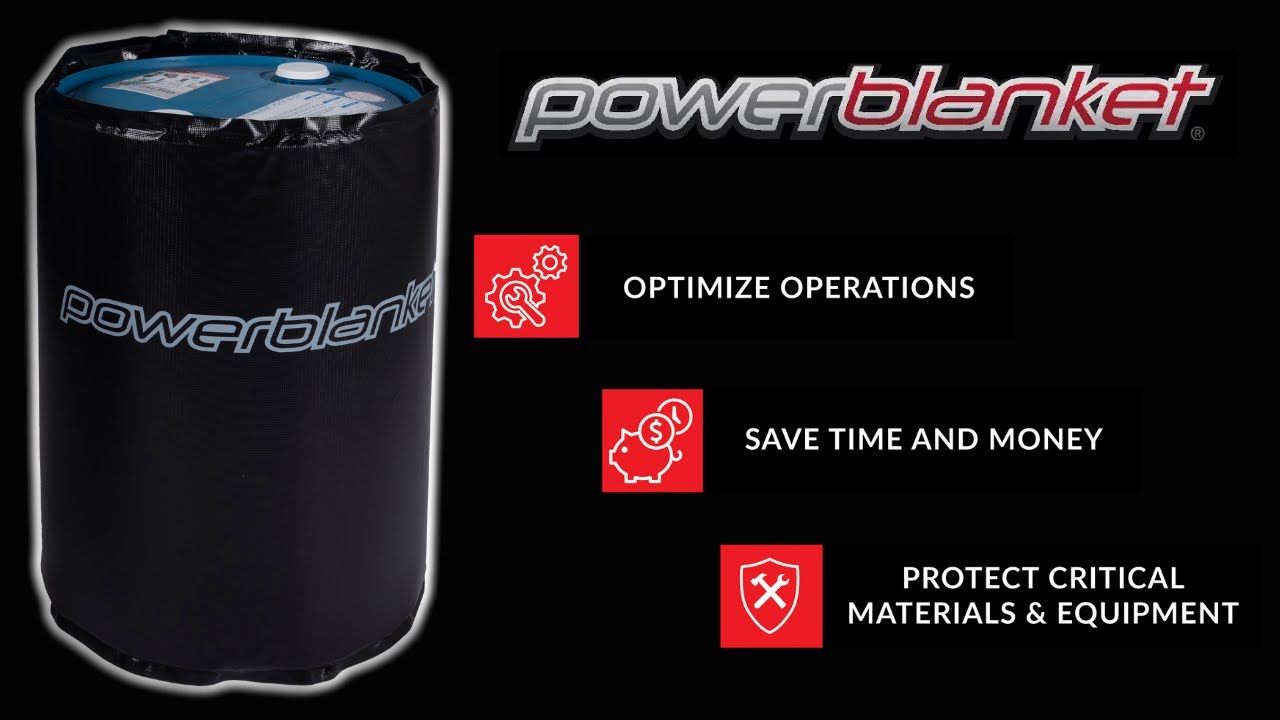 Powerblanket BH55PRO 55 Gallon Drum Heating Blanket 