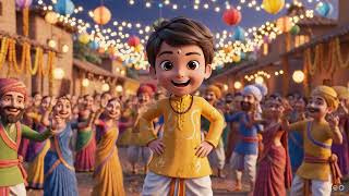Animated Indian village festival