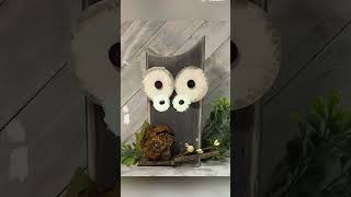 SCRAP WOOD PRIMITIVE OWL DIY